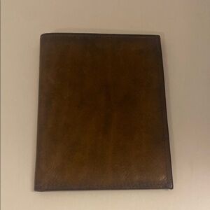 Rolfs  Vintage Brown Cowhide Leather Mens Bifold Wallet Credit Card Slots NWT
